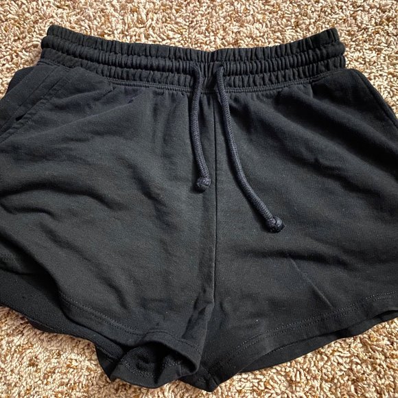 H&M Pants - Black Drawstring Shorts